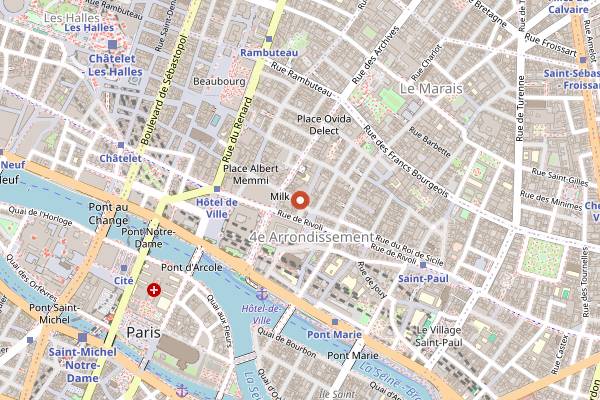 Map showing Le Quetzal in Paris
