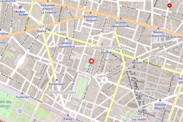 Map showing Listener in Paris