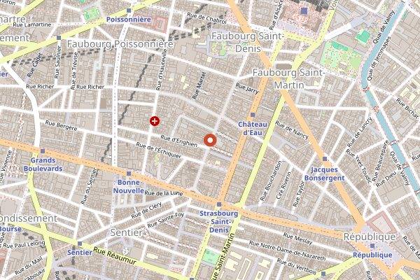 Map showing Le Daily Syrien in Paris