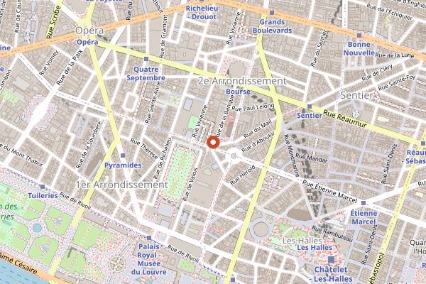 Map showing LeGrand Filles & Fils in Paris