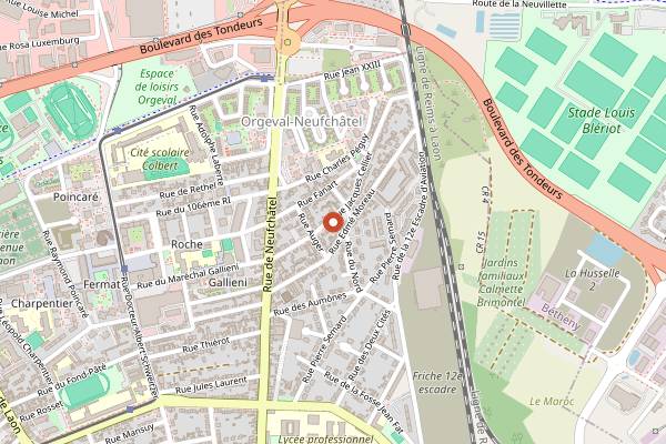 Map showing Le Goût du Terroir in Reims