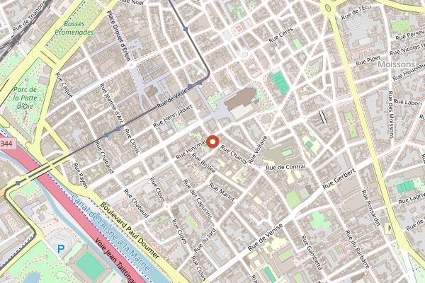Map showing Genki in Reims