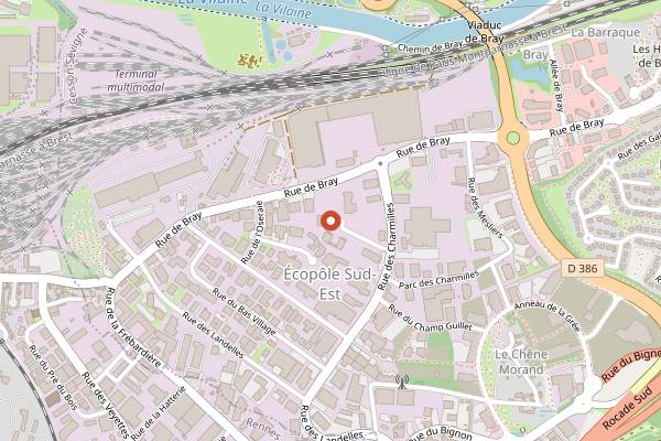 Map showing Brasserie Skumenn in Rennes