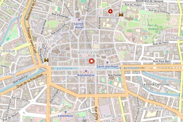 Map showing Ikimasho in Rennes