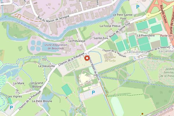 Map showing La Fête du Champ à l'Assiette in Rennes