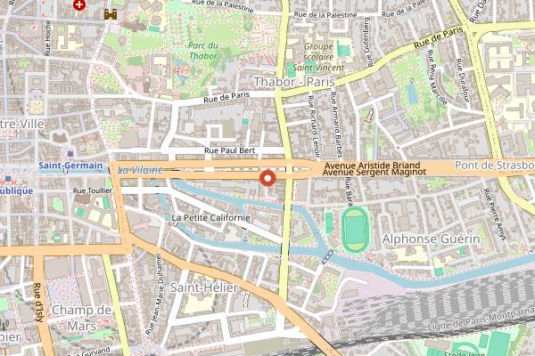 Map showing Fezi in Rennes