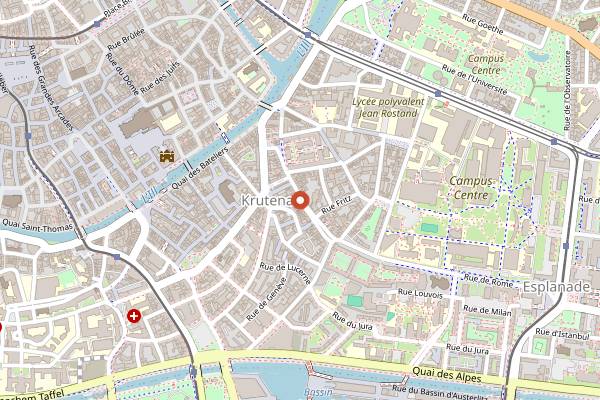 Map showing Au Pain de mon Grand-Pere in Strasbourg