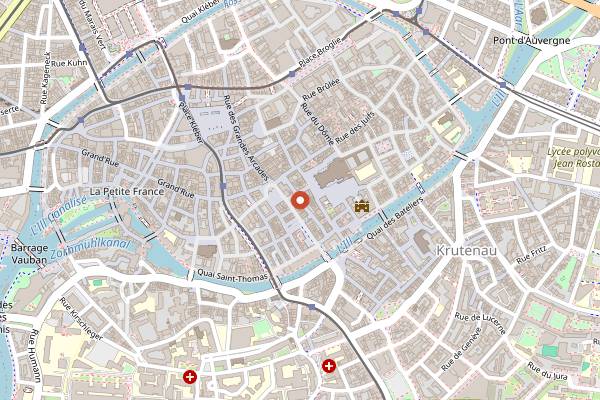 Map showing Code-Bar in Strasbourg