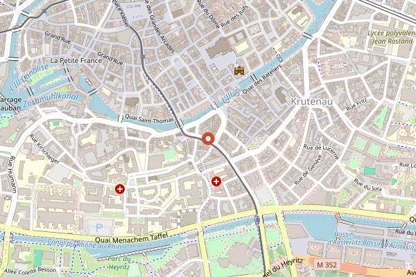 Map showing Oh My Goodness in Strasbourg