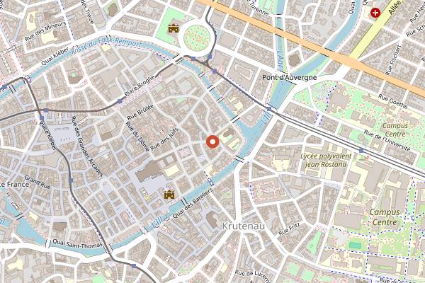 Map showing PUR etc. in Strasbourg