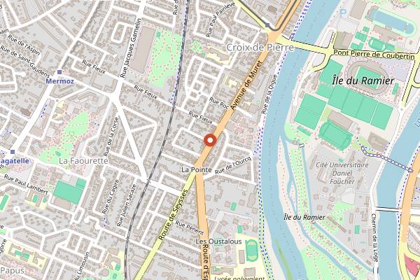 Map showing Starlight Coffee Roasters in Toulouse