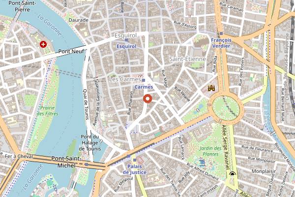 Map showing L'Agence in Toulouse