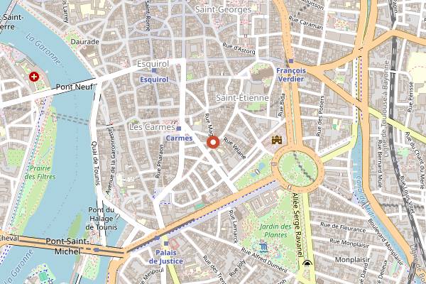 Map showing Chez Navarre in Toulouse