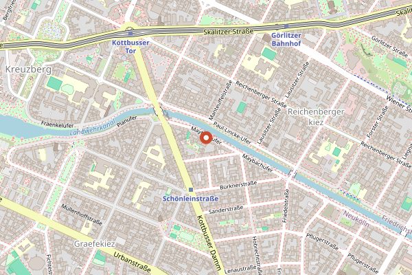 Map showing Brammibal's Donuts in Berlin