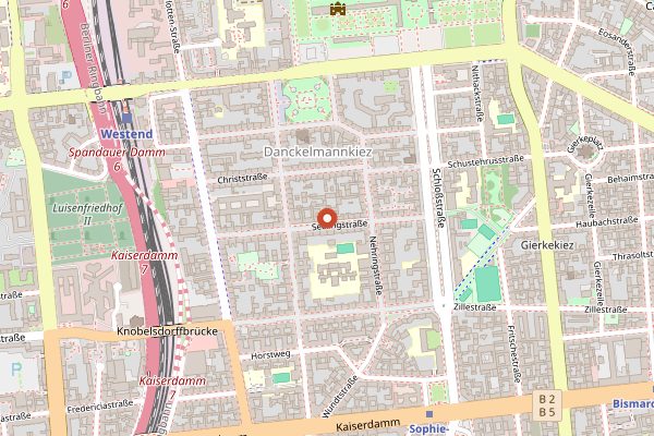 Map showing Brotgarten in Berlin