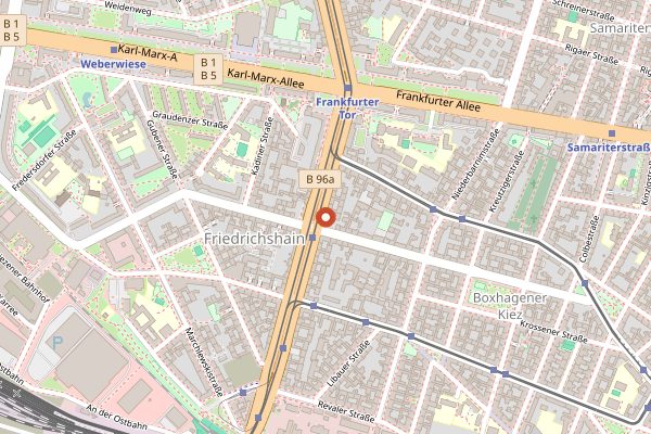 Map showing Fine Bagels in Berlin