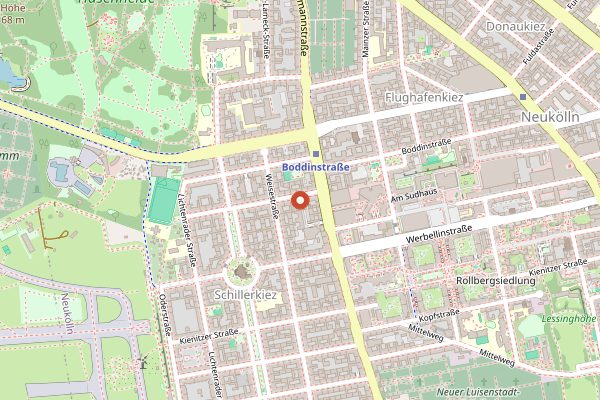Map showing Soulbottles Bakery in Berlin