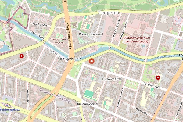 Map showing Fragrances in Berlin