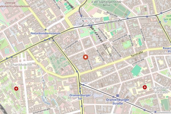 Map showing Reingold in Berlin
