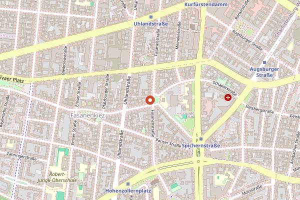 Map showing Rum Trader in Berlin