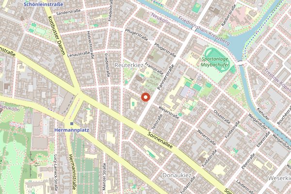 Map showing Thelonious in Berlin