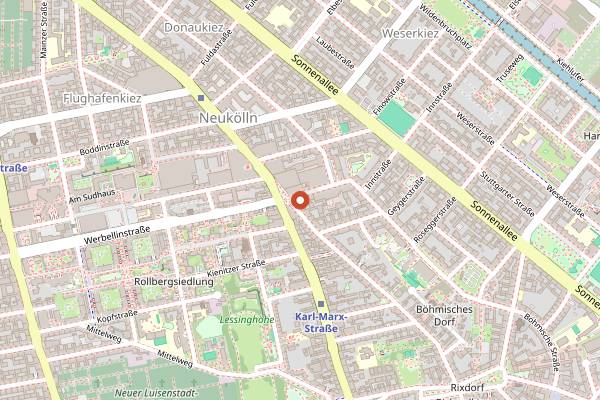 Map showing Velvet in Berlin