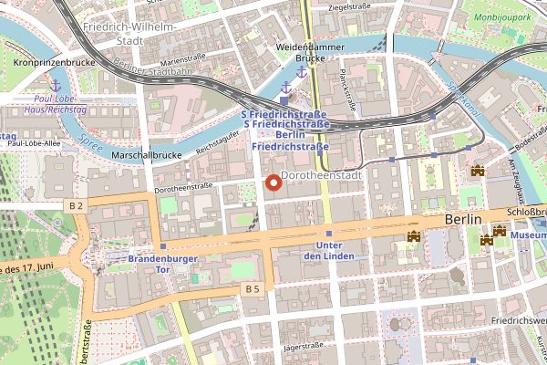 Map showing Windhorst in Berlin