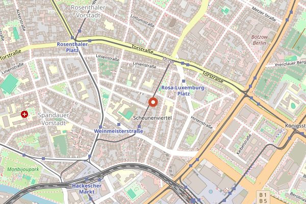 Map showing Monsieur Vuong in Berlin