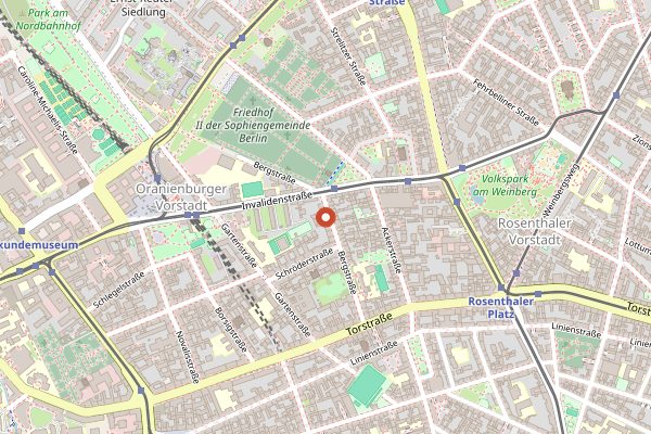Map showing Distrikt Coffee in Berlin
