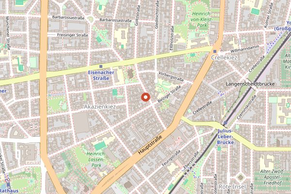 Map showing Double Eye in Berlin