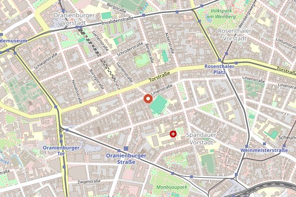 Map showing Lokal in Berlin