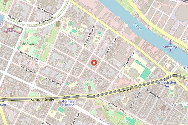 Map showing Marktlokal in Berlin
