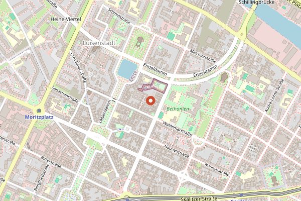 Map showing Bonanza Coffee Roasters in Berlin