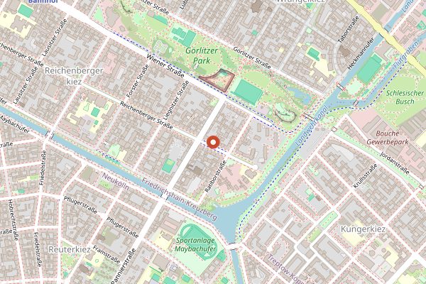 Map showing Five Elephant in Berlin