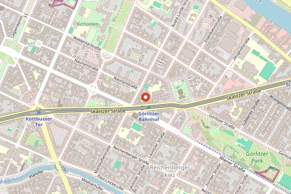 Map showing Adana Grillhaus in Berlin