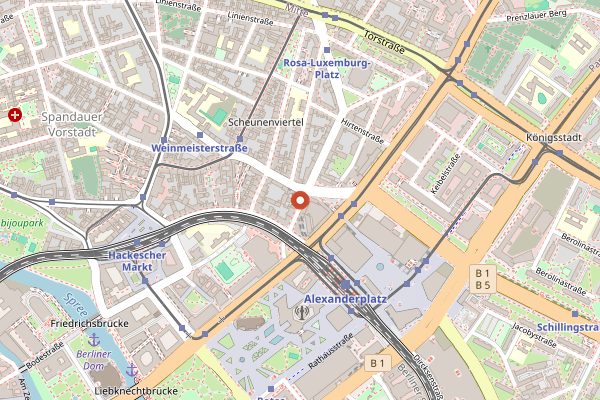 Map showing Brammibal's Donuts (Mitte) in Berlin