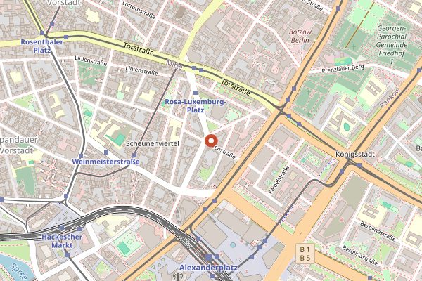 Map showing Soy in Berlin