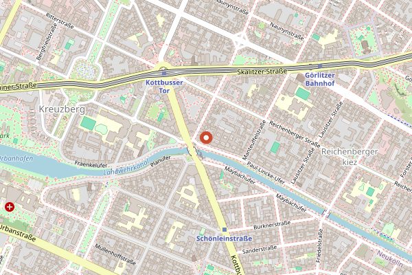 Map showing Horvath in Berlin