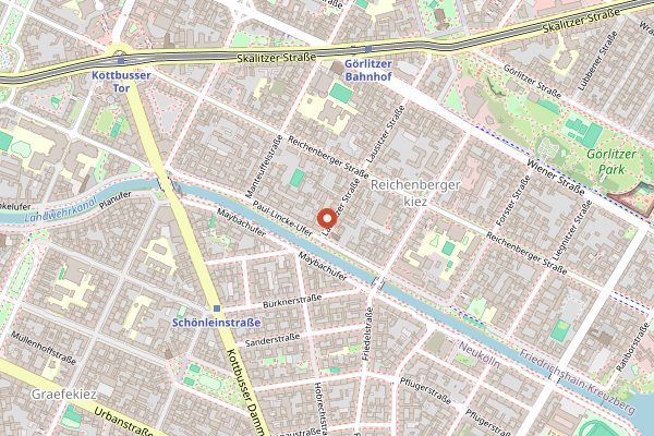 Map showing Lode und Stijn in Berlin