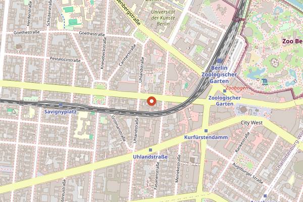 Map showing Ottenthal in Berlin