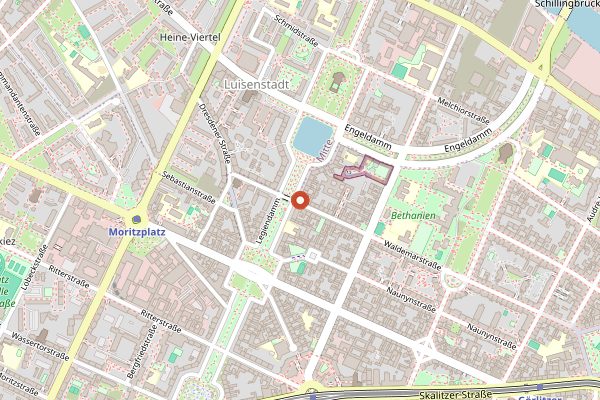 Map showing Henne in Berlin