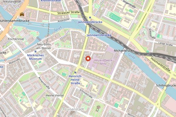 Map showing Bar Neiro in Berlin