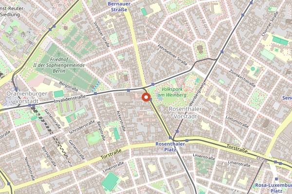 Map showing Buck and Breck in Berlin