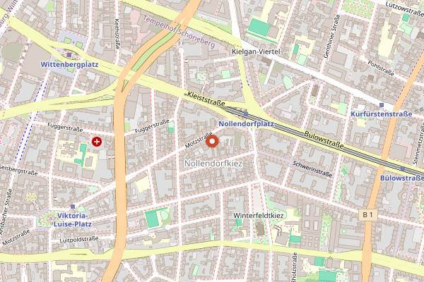 Map showing Heile Welt in Berlin