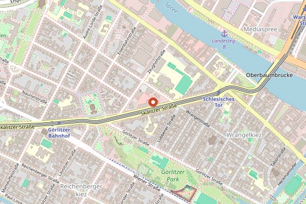 Map showing Privatclub in Berlin