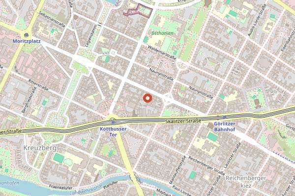 Map showing Roses in Berlin