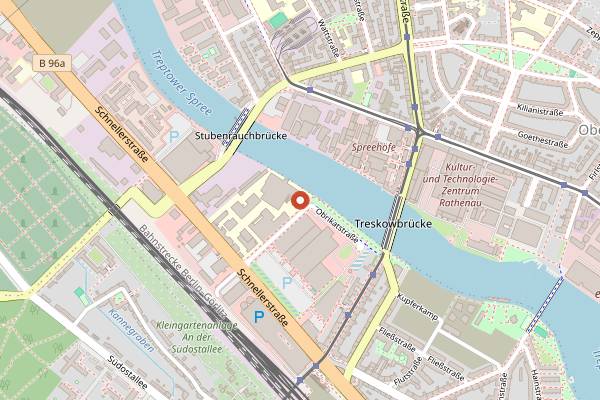 Map showing RSO Berlin in Berlin