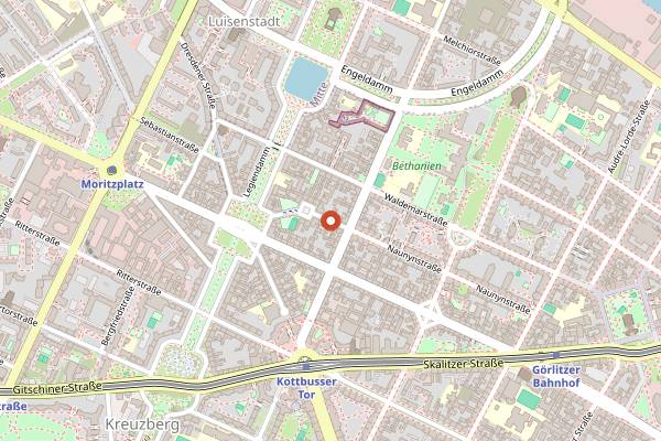 Map showing Trinkteufel in Berlin
