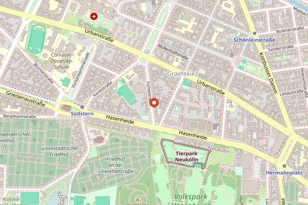 Map showing Unkompress in Berlin