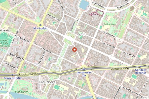 Map showing Wuergeengel in Berlin